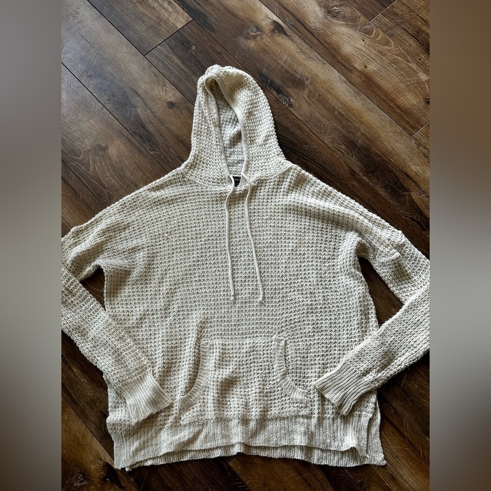 Rue 21 crochet size large hooded sweater - Picture 1 of 4